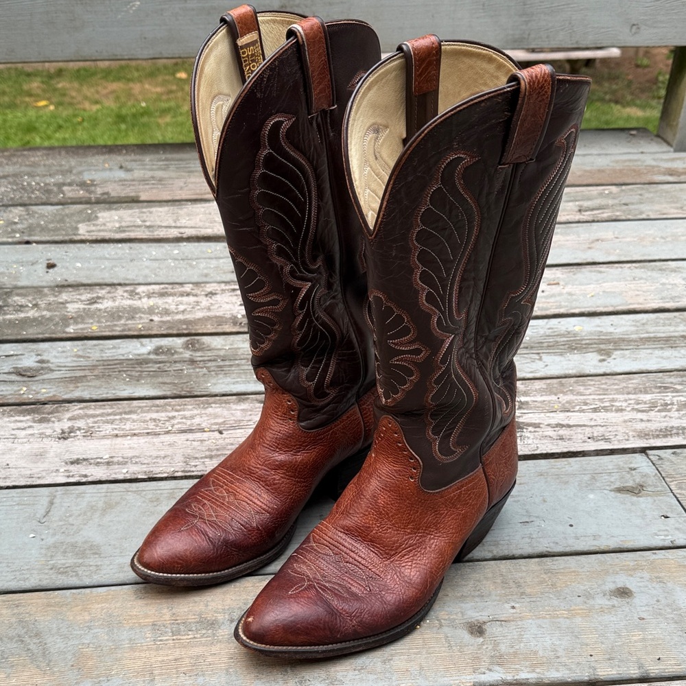 Men's Hondo Leather Cowboy Boots